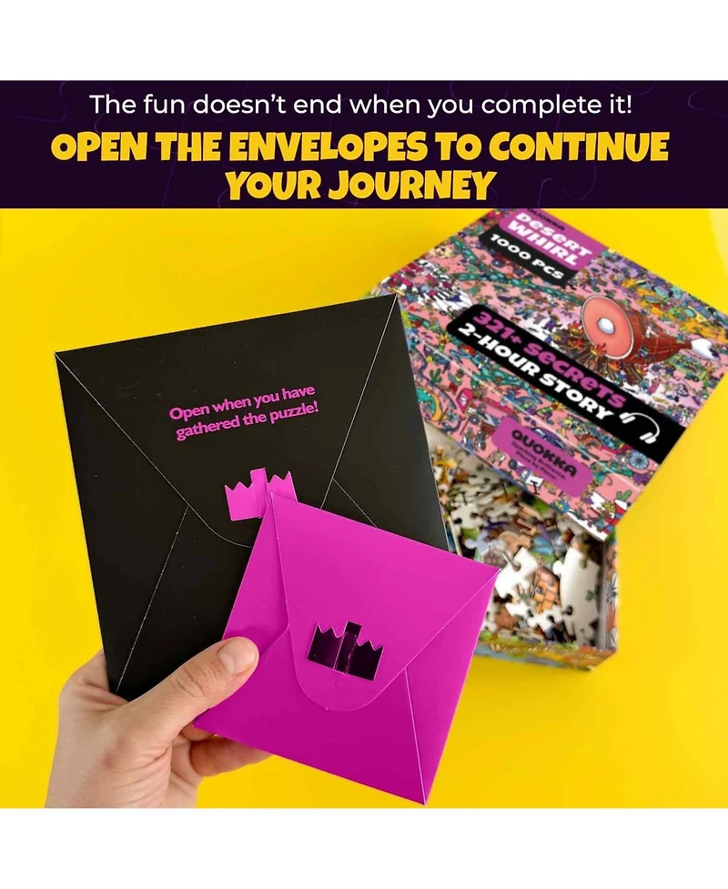 Quokka 1000 Piece Puzzle for Adults with Hidden Secrets & Audio Story