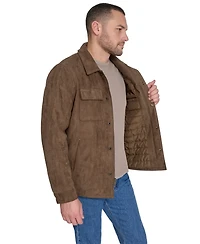 Dockers Men's Microsuede Shirt Jacket
