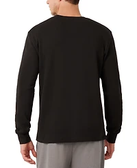 Lacoste Men's Small Croc Thermal Long Sleeve T-Shirt