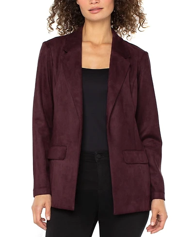 Liverpool Los Angeles Women's Notch Collar Boyfriend Blazer