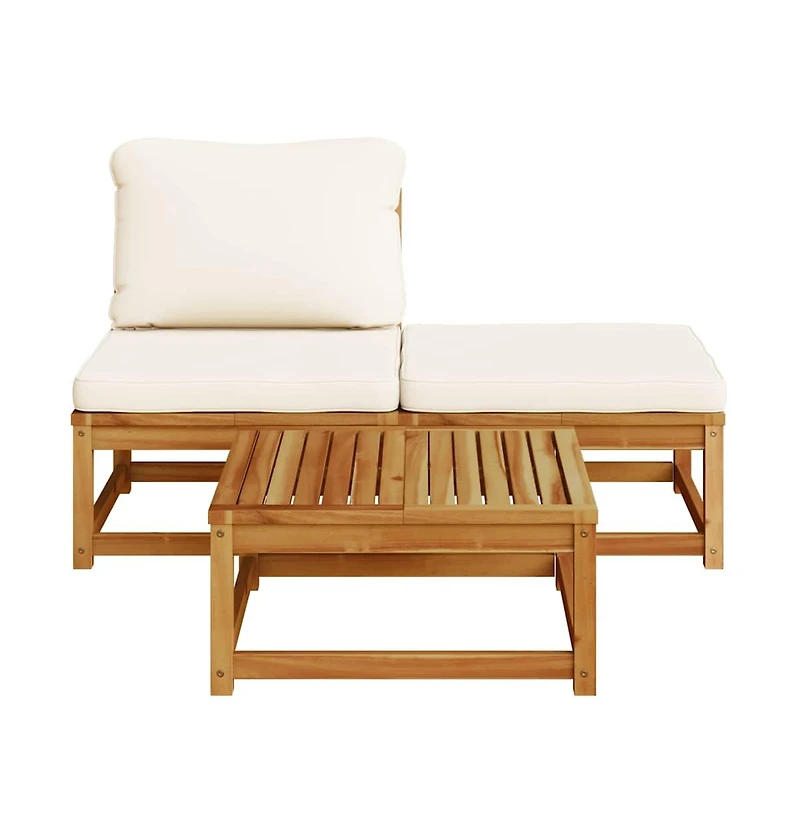 Garden Lounge Set Cream white