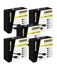 Power It Up 25 ft. Hdmi v2.0 Cable with Ethernet (5-Pack