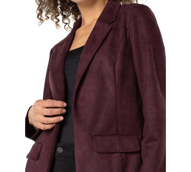 Liverpool Los Angeles Women's Notch Collar Boyfriend Blazer