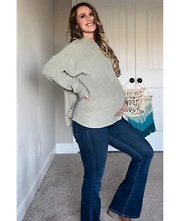 Pinkblush Maternity Navy Blue Flare Leg Jeans