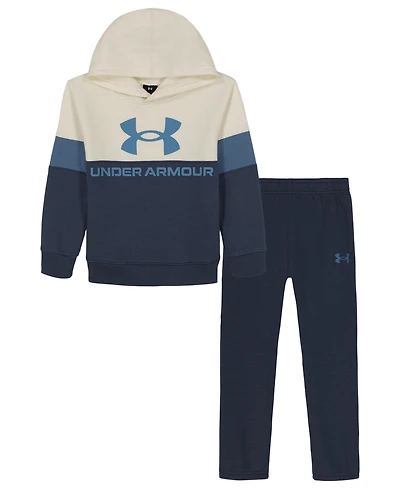 Under Armour Boys 4T-7 2-Piece Color Block Hoodie & Pant Set