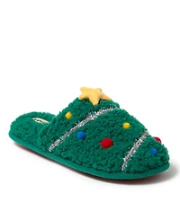Dearfoams Men's Unisex Novelty Holiday Christmas Scuff Slipper
