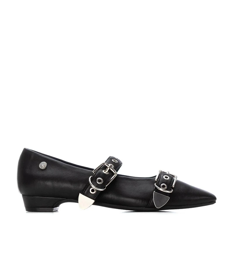Xti Women's Pointed Toe Mary Jane Ballet Flats By