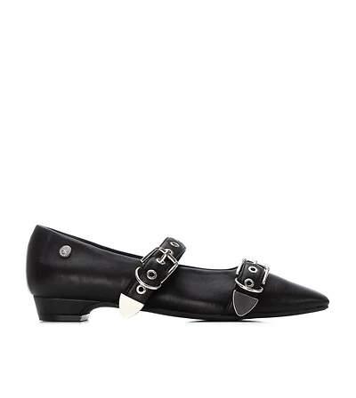 Xti Women's Pointed Toe Mary Jane Ballet Flats By