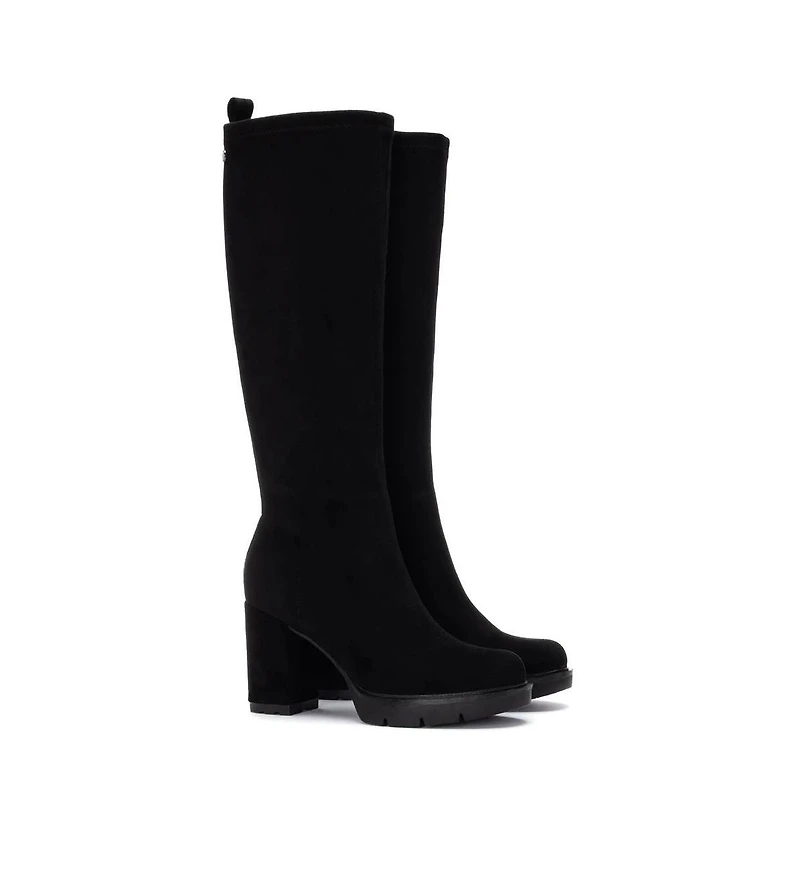 Xti Women's Suede Heeled Dress Boots By