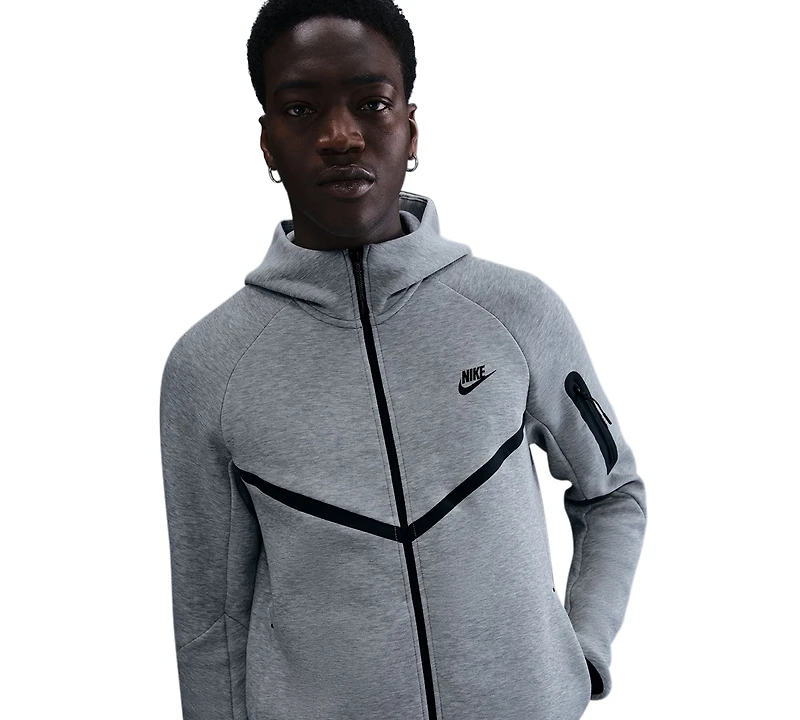Nike Men's Tech Fleece Full-Zip Windrunner Logo Hoodie