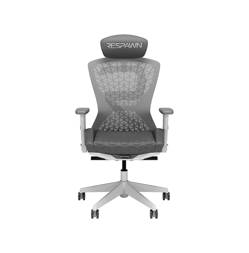 Respawn Office Gaming Chair - High Back, Cooling Gel Seat - Ghost White