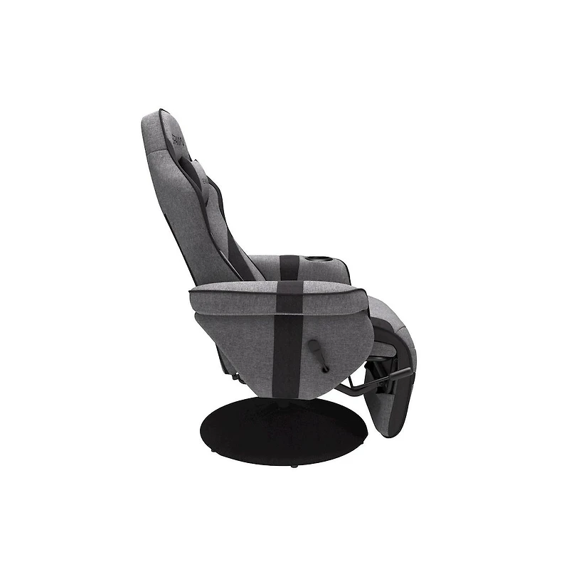 Respawn Reclining Gaming Chair with Footrest - Gray Fabric