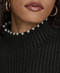 Bcbg Women's Long Sleeve Mock Neck Sweater