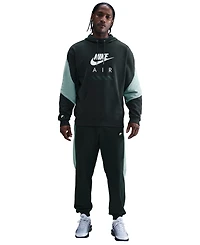 Nike Men's Air Fleece Roomy-Fit Logo-Print Hoodie