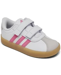 Adidas Toddler Girls Vl Court 3.0 Fastening Strap Casual Sneakers from Finish Line