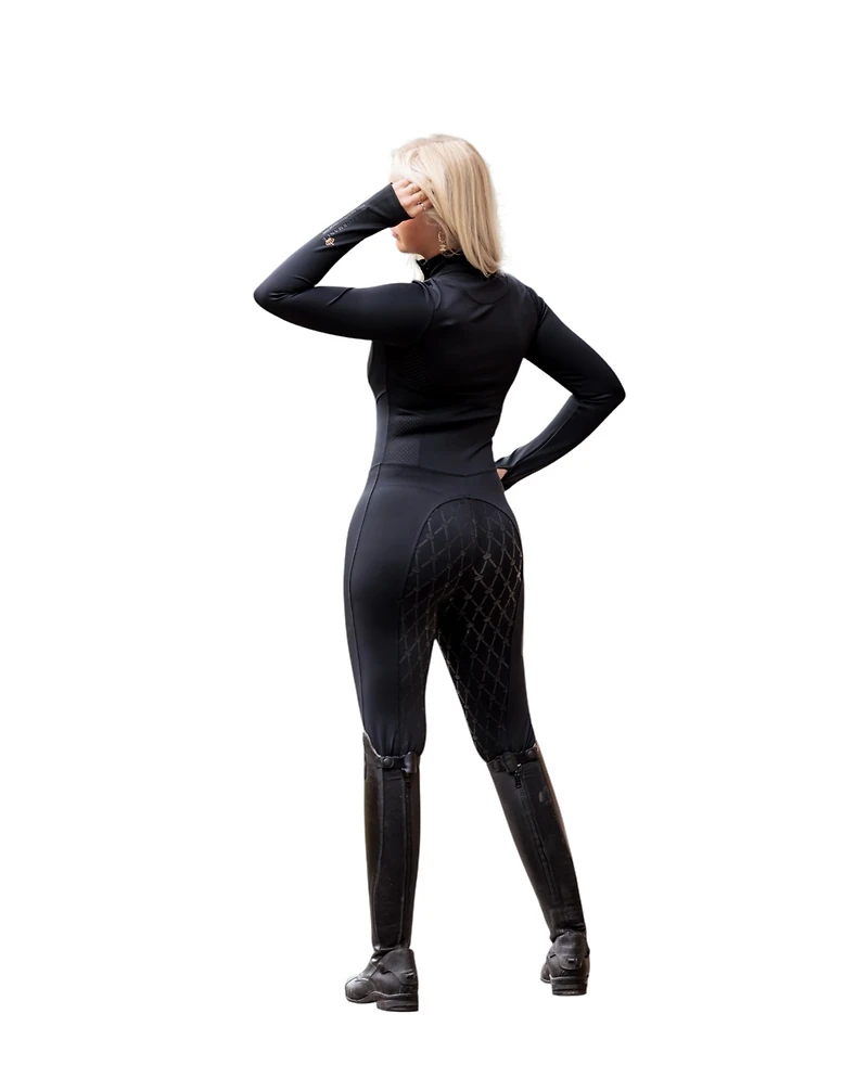 Royal Equestrian Collection Women's Riding Jumpsuit La Performance Cleopatra Full Seat