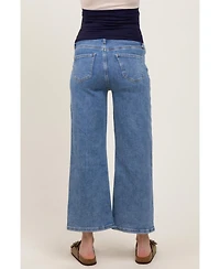 Pinkblush Maternity Light Wash Cropped Denim Jeans