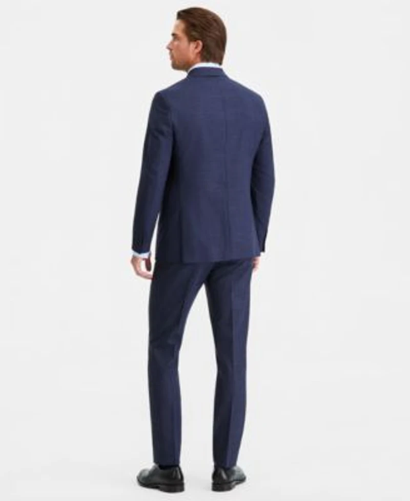 Calvin Klein Mens Slim Fit Double Breasted Suit Separates