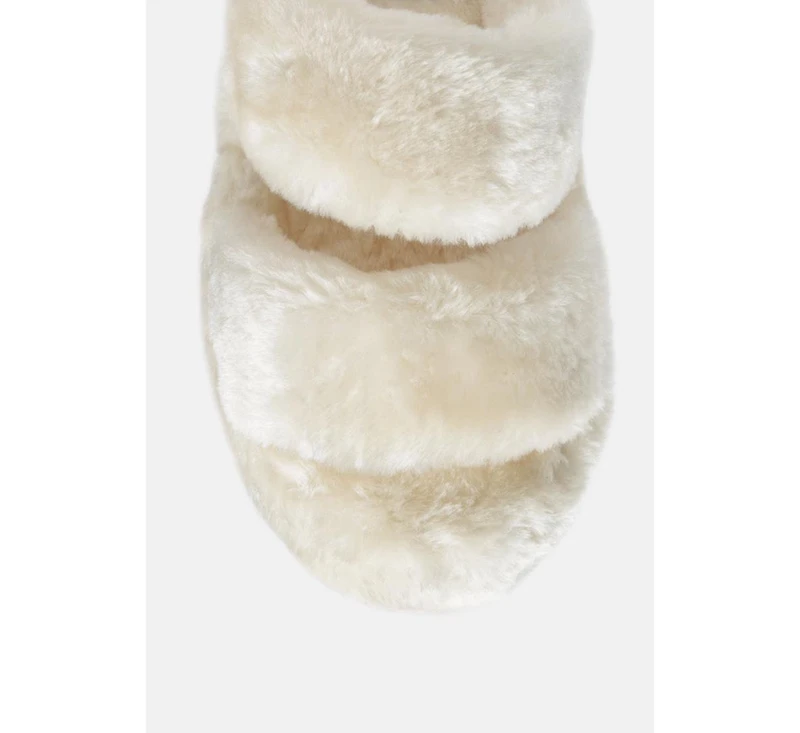 Fur Slip On Womens Flat Women