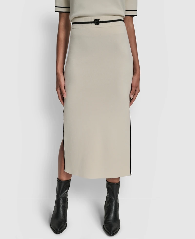 Dkny Jeans Women's Color Block Maxi Skirt