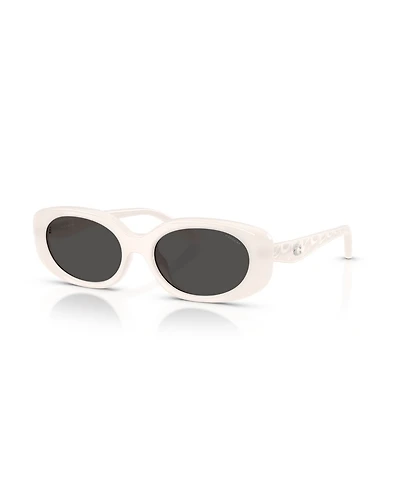 Coach Women's Oval Sunglasses, CBY84 HC8443D