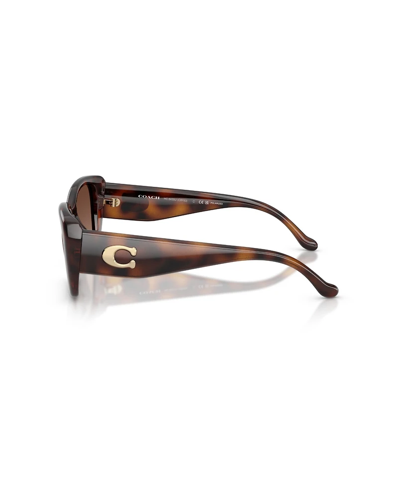 Coach Women's Polarized Sunglasses, CBY82 HC8435U