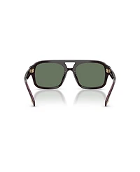Tory Burch Women's Pilot Sunglasses, TY7224U