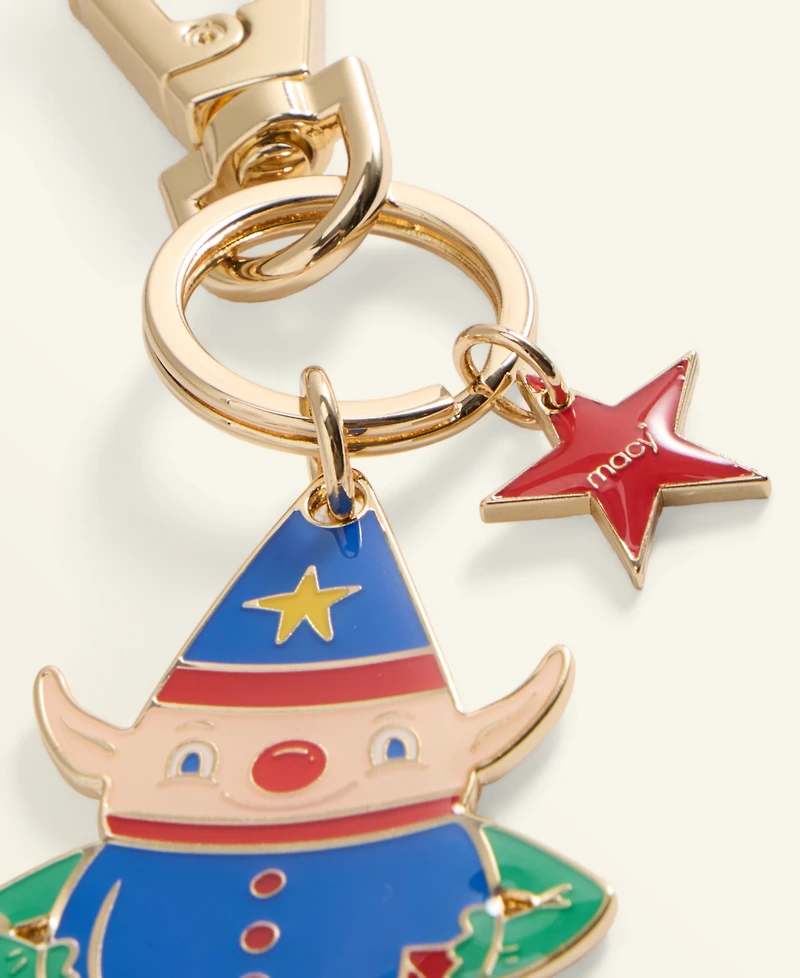 Macy's Thanksgiving Day Parade Enamel Elf Bag Charm, Macy's Exclusive