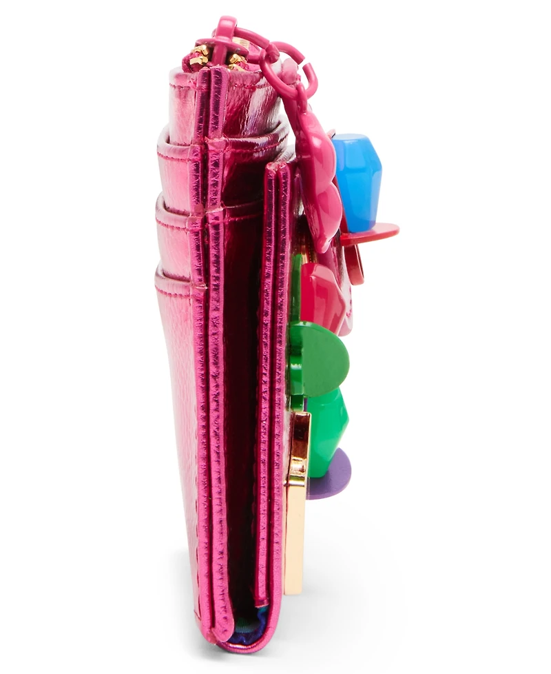 Betsey Johnson Thru Lick Thin Bifold Mini Wallet