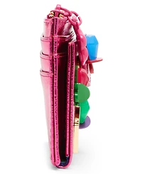 Betsey Johnson Thru Lick Thin Bifold Mini Wallet