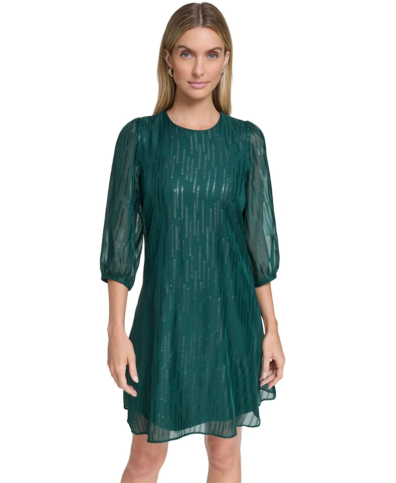 Calvin Klein Women's Crew neck Shift Dress