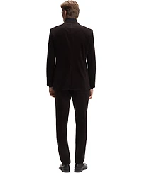 Boss by Hugo Men's Beckham x Striped Cotton Pleat-Front Pants