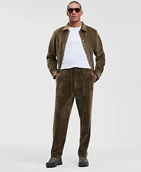 Mode of One Men's Relaxed Soft Twill Tapered Drawstring Pants, Macy's Exclusive