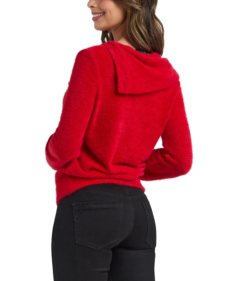 Bcx Women's Cowl Neck Mohair Top