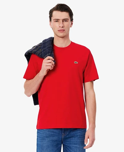 Lacoste Men's Classic Fit Short Sleeve Crewneck Logo T-Shirt