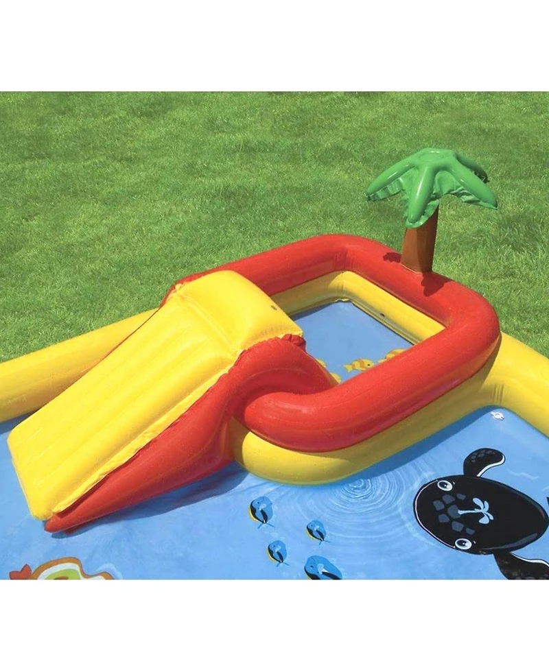 Intex 100"x77" Inflatable Ocean Play Center Backyard Toddler Kiddie Pool & Games