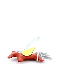 Pre-Owned HERMES Pm Pegase Rodeo Bag Charm Leather
