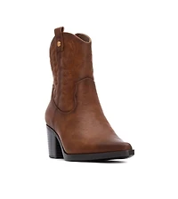 Xti Women's Embroidered Italian Western Booties By Xti