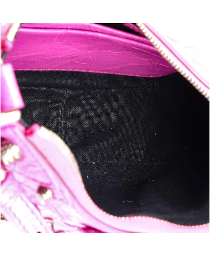 Pre-Owned Balenciaga Mini Le Cagole Giant Studs Shoulder Bag Leather
