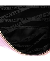 Pre-Owned Balenciaga Xxs Souvenir Belt Bag Embossed Leather