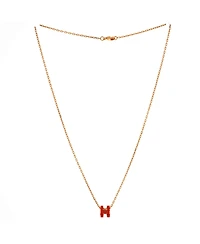 Pre-Owned Hermes Pop H Pendant Chain Necklace