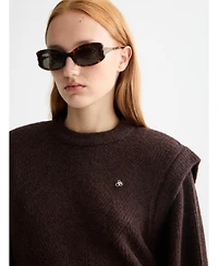 Scotch & Soda Women's Shoulder detail crew neck pullover