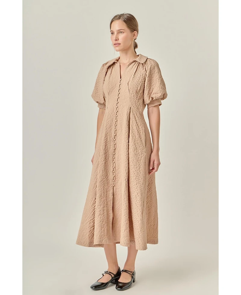 English Factory Women's Shirt Midi Dress