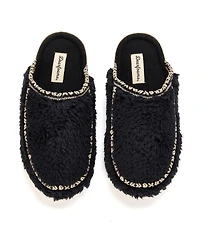 Dearfoams Women's Raven Teddy Scuff Slipper