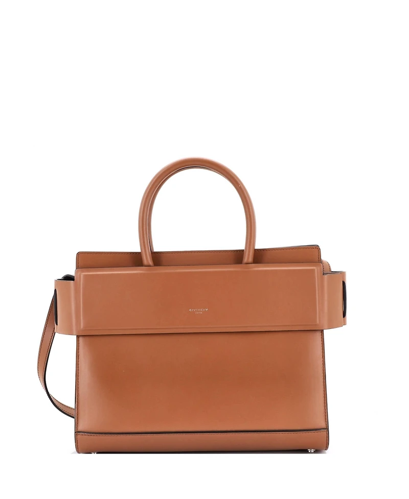 Pre-Owned Givenchy Small Horizon Satchel Leather