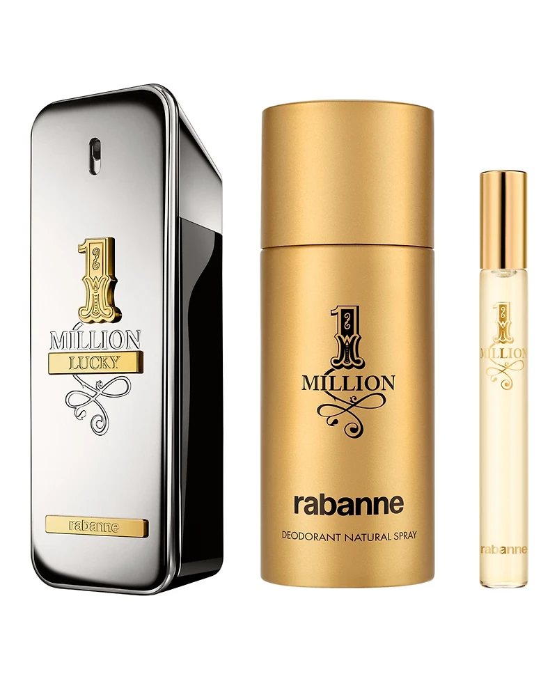 Rabanne 3-Pc. 1 Million Lucky Eau De Toilette Gift Set