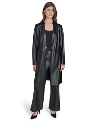 Halston Women's Closure Topper Long Sleeves Jacket