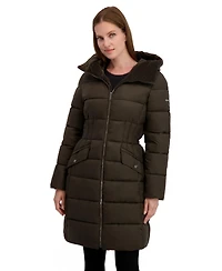 Laundry By Shelli Segal Women's Sega Long Puffer Coat
