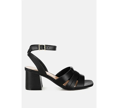 London Rag Signora Pin Buckle Ankle Strap Sandals Women