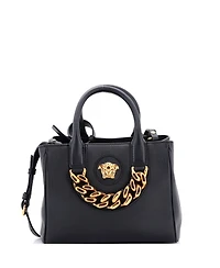 Pre-Owned Versace Small La Medusa Convertible Tote Bag Leather